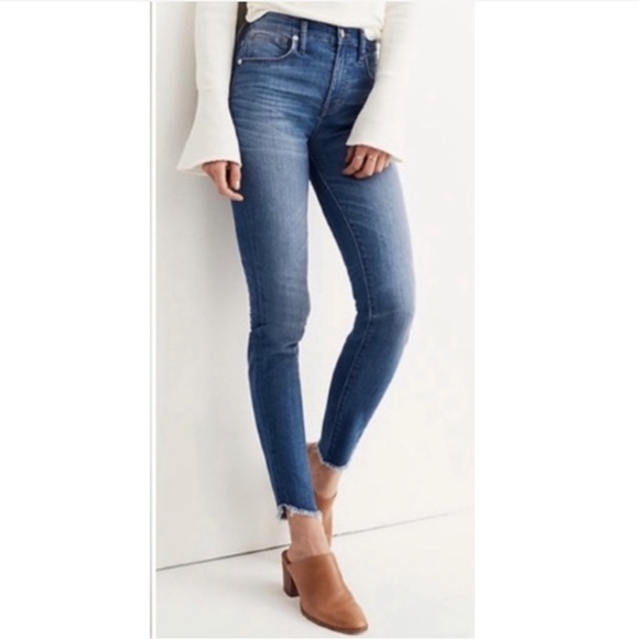 Madewell 10" High-Rise Skinny Jeans: Cutout Tulip Hem Edition - Picture 16 of 16